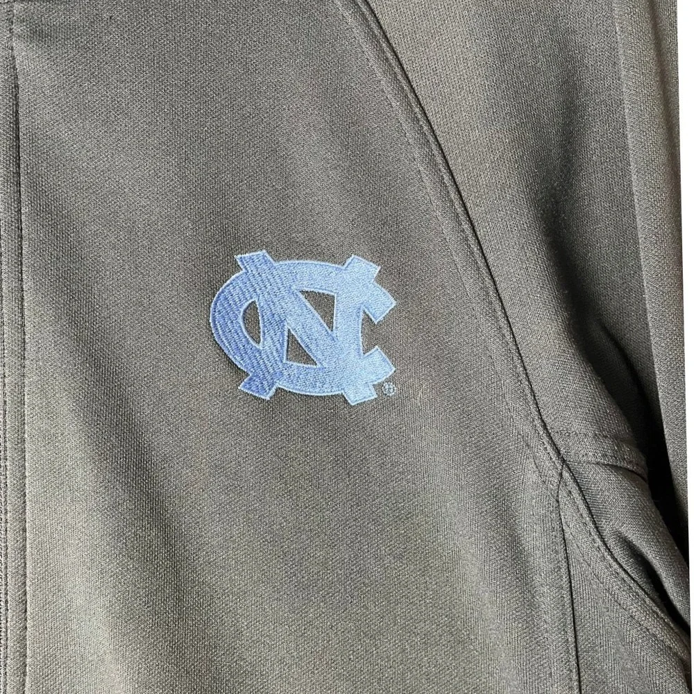 UNC Nike Track Jacket Mens S Grey Carolina Blue NCAA Basketball Full Zip/
